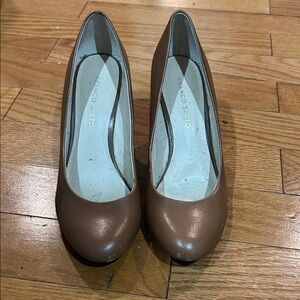 Franco Sarto Women's Brown Wedges Sz 8.5M